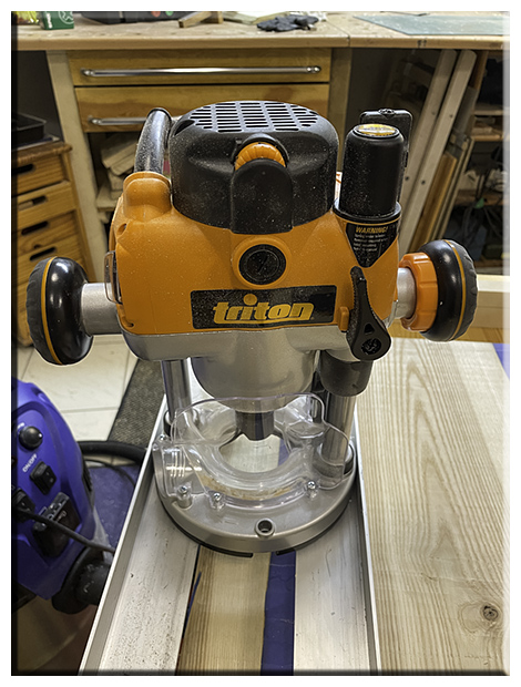 Ramme til overfræse